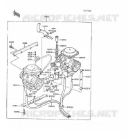 CARBURATEUR pour Kawasaki Z250 SCORPION 1988