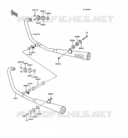 &Eacute;CHAPPEMENT pour Kawasaki Z250 SCORPION 1988