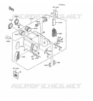 FILTRE A AIR pour Kawasaki Z250 SCORPION 1988