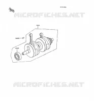 VILEBREQUIN pour Kawasaki Z250 SCORPION 1988