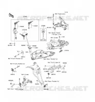 CONTACTEUR SERRURE/R&Eacute;FLECTEUR pour Kawasaki ER-6N 2010