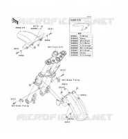 GARDE BOUE AVANT pour Kawasaki ER-6N ABS 2009