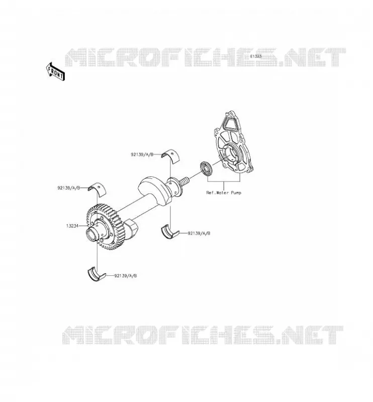 BALANCIER Kawasaki MOTOS 650 2012 ER-6N  ER650ECF