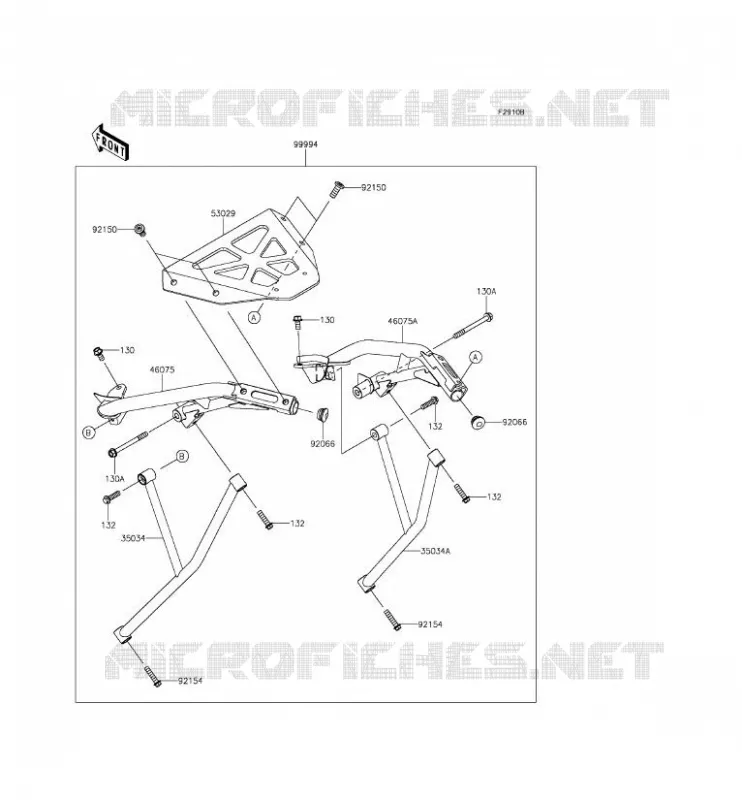 ACCESSOIRE (SUPPORT TOP CASE) Kawasaki MOTOS 650 2014 ER-6N  ER650EEF