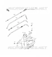 CABLES pour Kawasaki ER-6N 2015