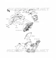 CARENAGE pour Kawasaki ER-6N 2015