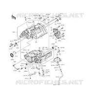 CARTER MOTEUR(S) pour Kawasaki ER-6N 2015