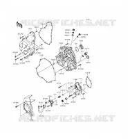 COUVERCLES MOTEUR pour Kawasaki ER-6N 2015