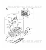 CULASSE pour Kawasaki ER-6N 2015