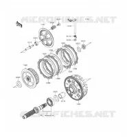 EMBRAYAGE pour Kawasaki ER-6N 2015