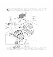 FILTRE A AIR pour Kawasaki ER-6N 2015