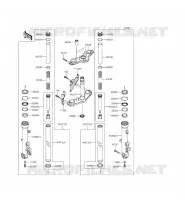 FOURCHE pour Kawasaki ER-6N 2015