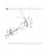 POMPE &Agrave; EAU pour Kawasaki ER-6N 2015