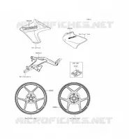 STICKER (NOIR) pour Kawasaki ER-6N 2015