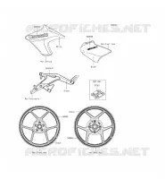 STICKER(WHITE) pour Kawasaki ER-6N 2015