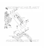 SUSPENSION/AMORTISSEUR pour Kawasaki ER-6N 2015