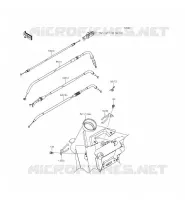 CABLES pour Kawasaki ER-6N ABS 2013