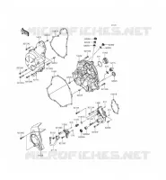 COUVERCLES MOTEUR pour Kawasaki ER-6N ABS 2013