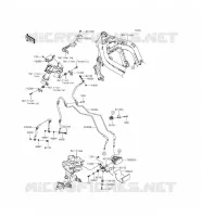 DURITE DE FREIN pour Kawasaki ER-6N ABS 2013