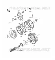EMBRAYAGE pour Kawasaki ER-6N ABS 2013