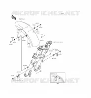 GARDE BOUE AVANT pour Kawasaki ER-6N ABS 2013