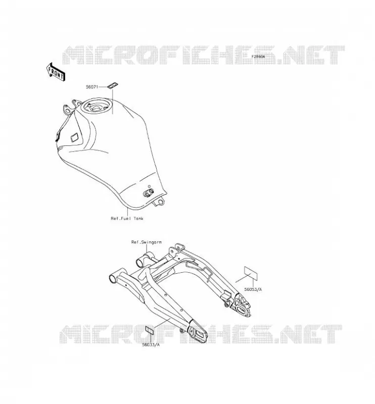 LABEL Kawasaki MOTOS 650 2013 ER-6N ABS  ER650FDS