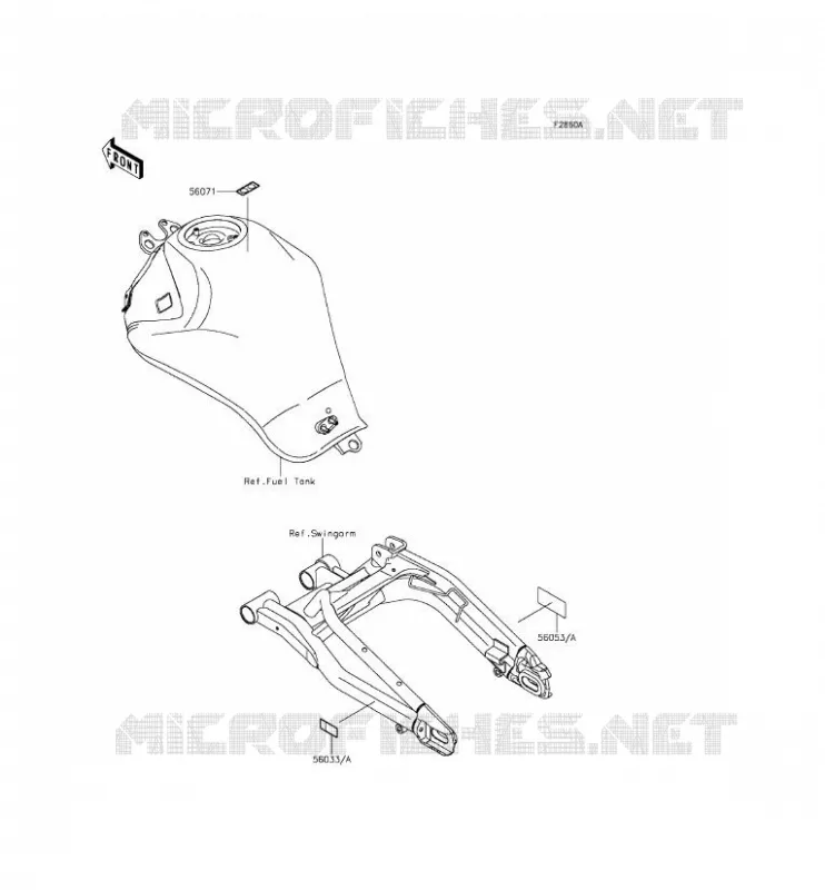 LABEL Kawasaki MOTOS 650 2013 ER-6N ABS  ER650FDS