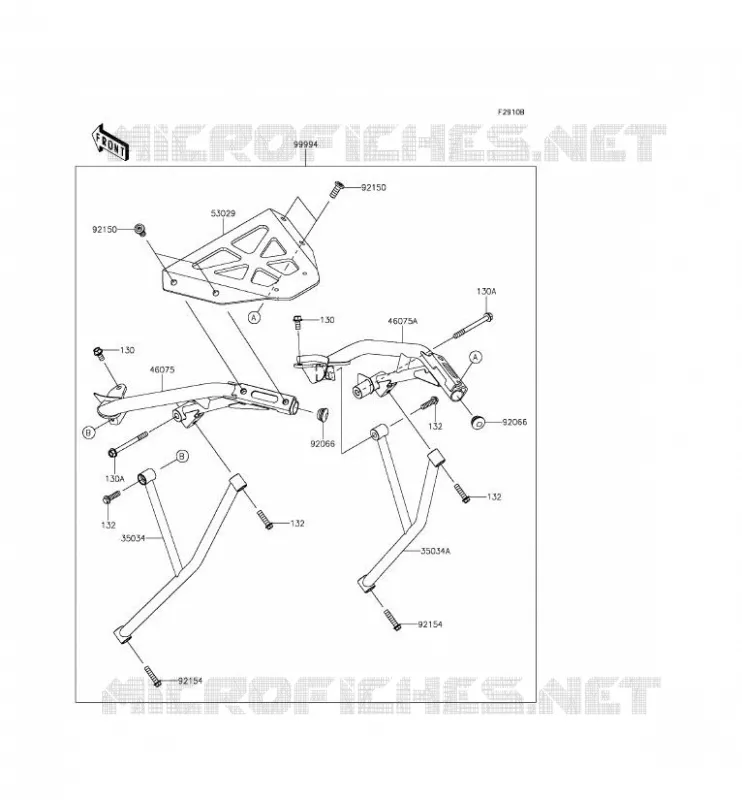 ACCESSOIRE (SUPPORT TOP CASE) Kawasaki MOTOS 650 2015 ER-6N ABS  ER650FFF