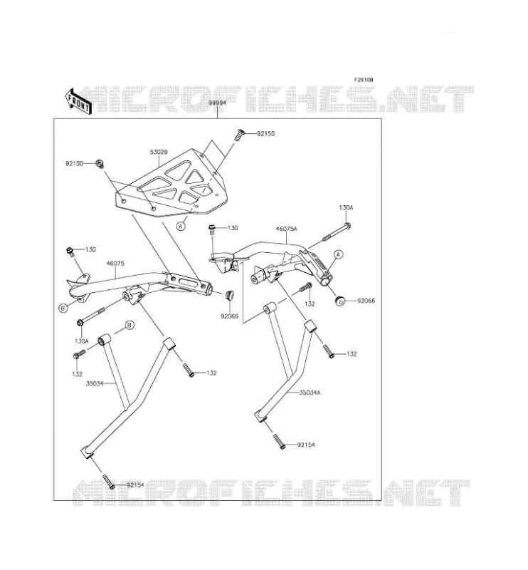 ACCESSOIRE (SUPPORT TOP CASE) Kawasaki MOTOS 650 2016 ER-6N ABS  ER650FGF