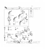 CONTACTEUR SERRURE/R&Eacute;FLECTEUR pour Kawasaki NINJA 250R 1996