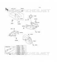 GARDE BOUE pour Kawasaki NINJA 250R 2003