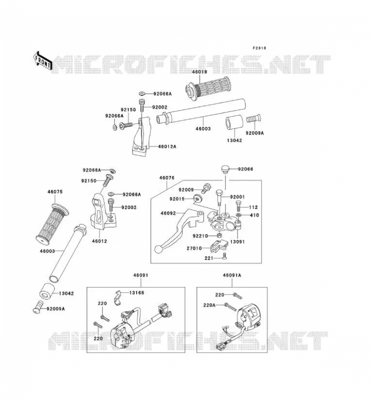GUIDON Kawasaki MOTOS 250 2005 NINJA 250R  EX250-F19