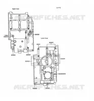 BOULON CARTER MOTEUR pour Kawasaki GPX250R 1989