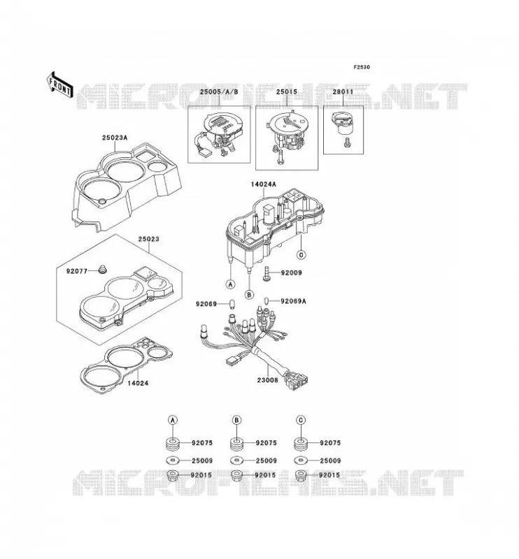 COMPTEURS Kawasaki MOTOS 250 1993 NINJA 250R  EX250-F7