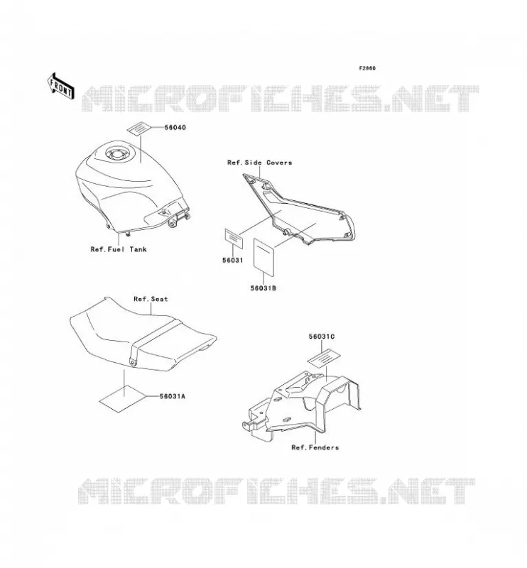 LABEL Kawasaki MOTOS 250 1994 GPX250R  EX250-F8