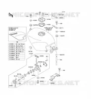 RESERVOIR CARBURANT pour Kawasaki ZZR250 2000