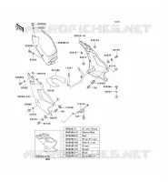 CARENAGE INFERIEUR pour Kawasaki ZZR250 2002