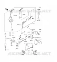 CONTACTEUR SERRURE/R&Eacute;FLECTEUR pour Kawasaki ZZR250 2002