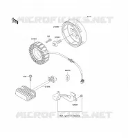 G&Eacute;N&Eacute;RATEUR pour Kawasaki ZZR250 2002