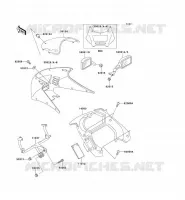 CARENAGE pour Kawasaki ZZR250 2002