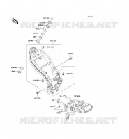 CH&Acirc;SSIS pour Kawasaki ZZR250 2002