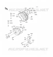 COUVERCLES MOTEUR pour Kawasaki ZZR250 2002
