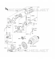 D&Eacute;MARREUR pour Kawasaki ZZR250 2002