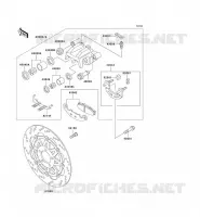 FREIN AVANT pour Kawasaki ZZR250 2002