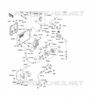 RADIATEUR pour Kawasaki ZZR250 2002