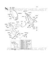 CARENAGE INFERIEUR pour Kawasaki ZZR250 2004