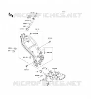 CH&Acirc;SSIS pour Kawasaki ZZR250 2004