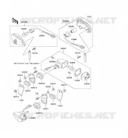 CLIGNOTANTS pour Kawasaki ZZR250 2004