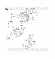 COUVERCLES MOTEUR pour Kawasaki ZZR250 2004