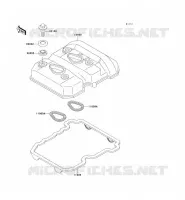 COUVRE CULASSE pour Kawasaki ZZR250 2004